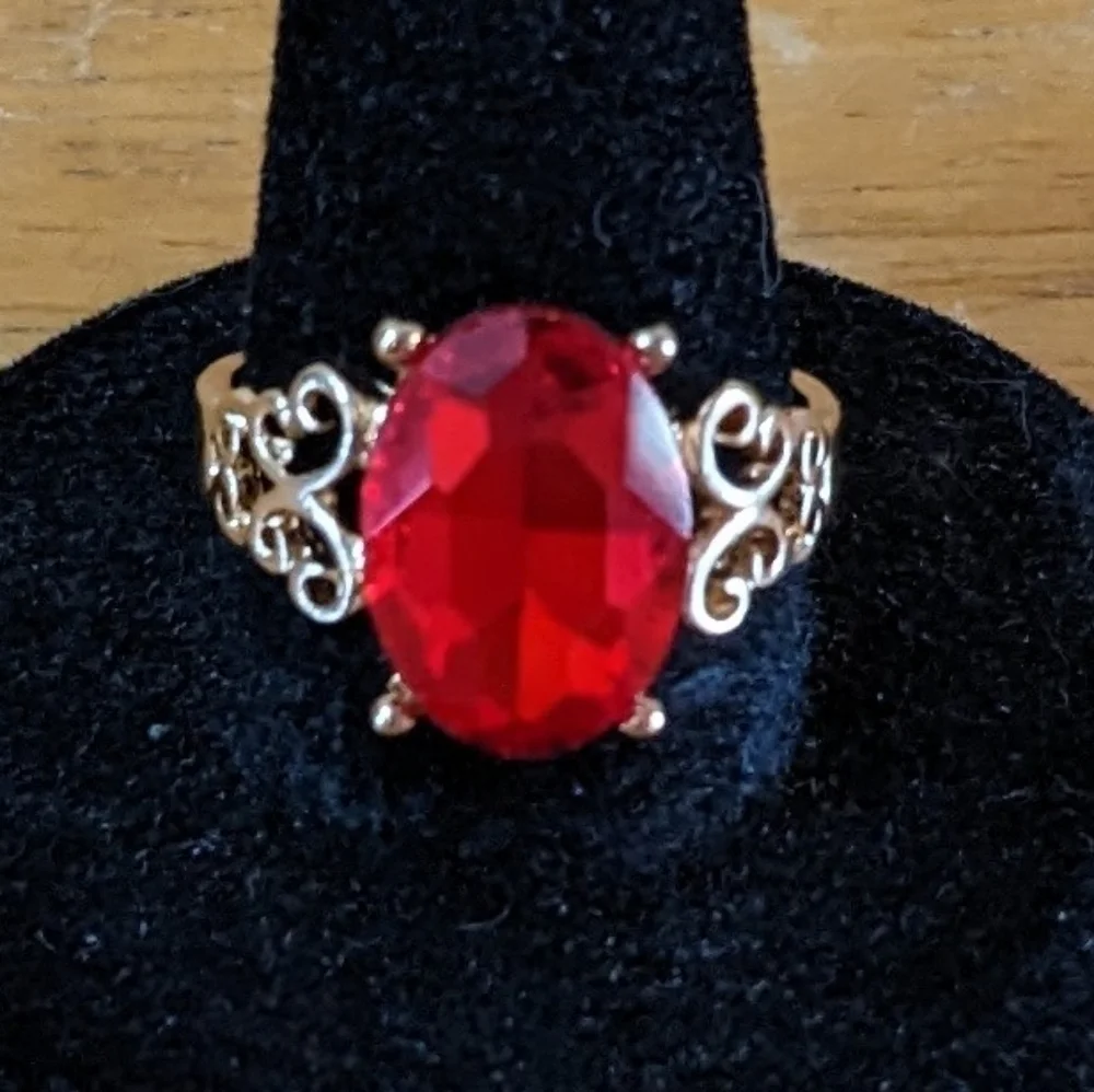 New Western Ring Waterish Lightning Color for women, Size 8, T1B7I, T1